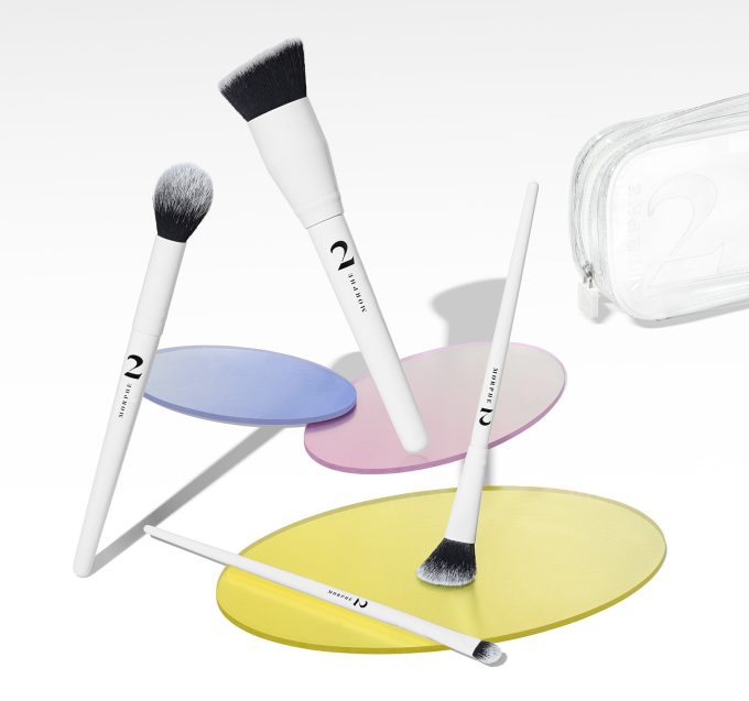 The Sweep Life 4-Piece Face & Eye Brush Set