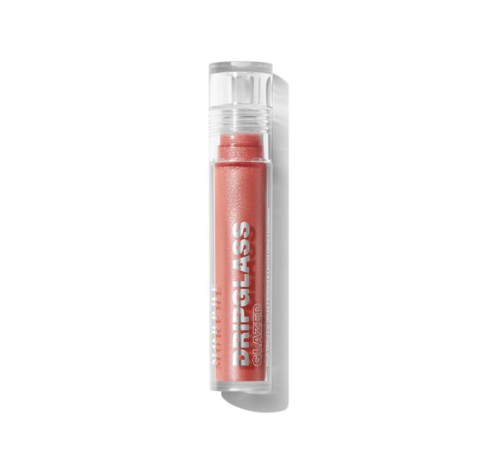 Aurascape Dripglass Glazed Highshine Pearlized Lip Gloss - Cosmic Coral