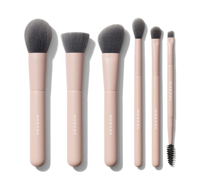 Travel Shaping Essentials Bamboo & Charcoal Infused Travel Brush Set