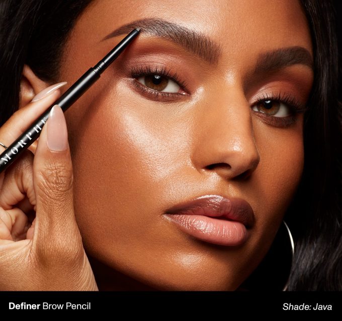 Definer Dual-Ended Brow Pencil & Spoolie - Chocolate Mousse