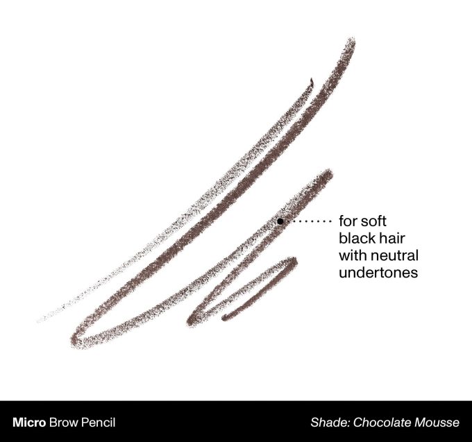 Micro Brow Dual-Ended Pencil & Spoolie - Chocolate Mousse