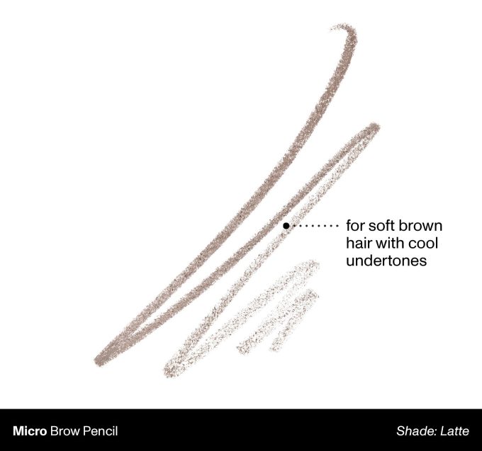 Micro Brow Dual-Ended Pencil & Spoolie - Latte