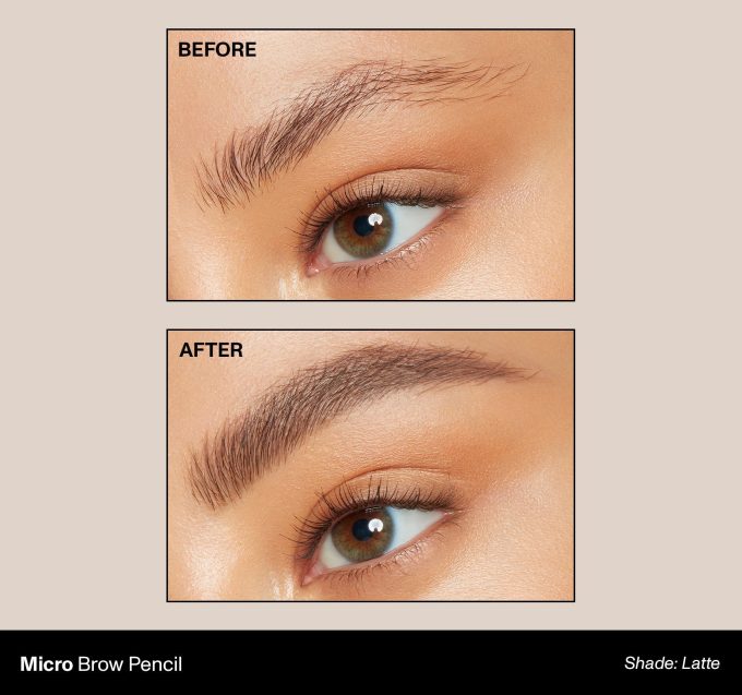 Micro Brow Dual-Ended Pencil & Spoolie - Latte