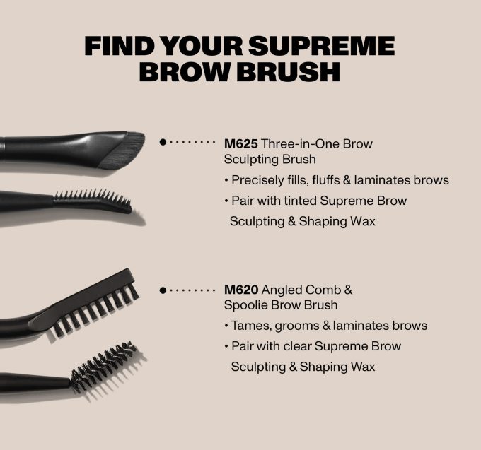 M625 Three-In-One Brow Sculpting Brush