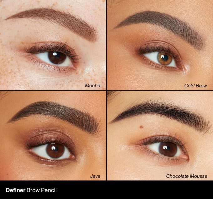 Definer Dual-Ended Brow Pencil & Spoolie - Chocolate Mousse