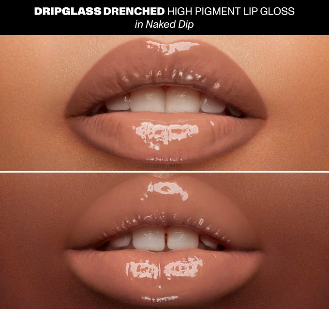 Dripglass Drenched High Pigment Lip Gloss - Naked Dip