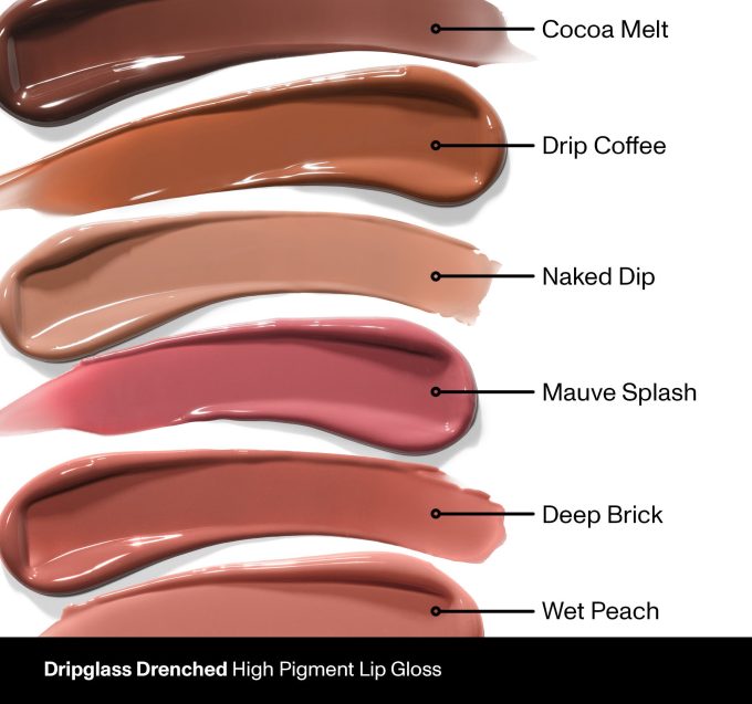 Dripglass Drenched High Pigment Lip Gloss - Wet Peach