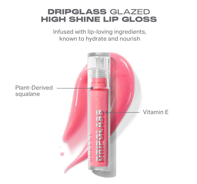 Dripglass Glazed High Shine Lip Gloss - Nude Gleam