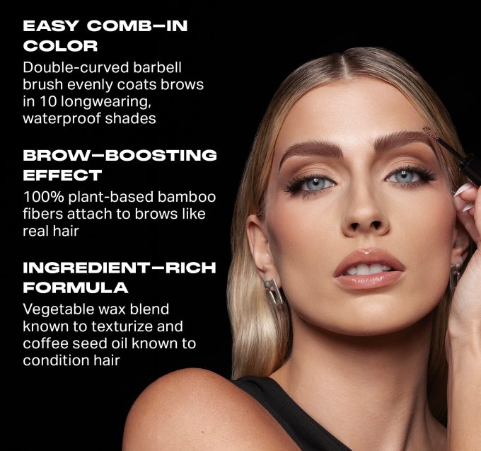 Brow Tease Fiber-Infused Volumizing Mousse - Macadamia