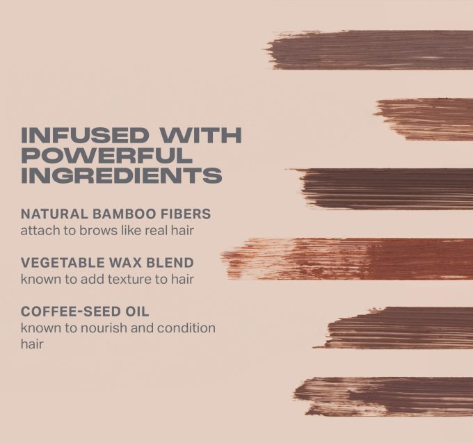 Brow Tease Fiber-Infused Volumizing Mousse - Macadamia