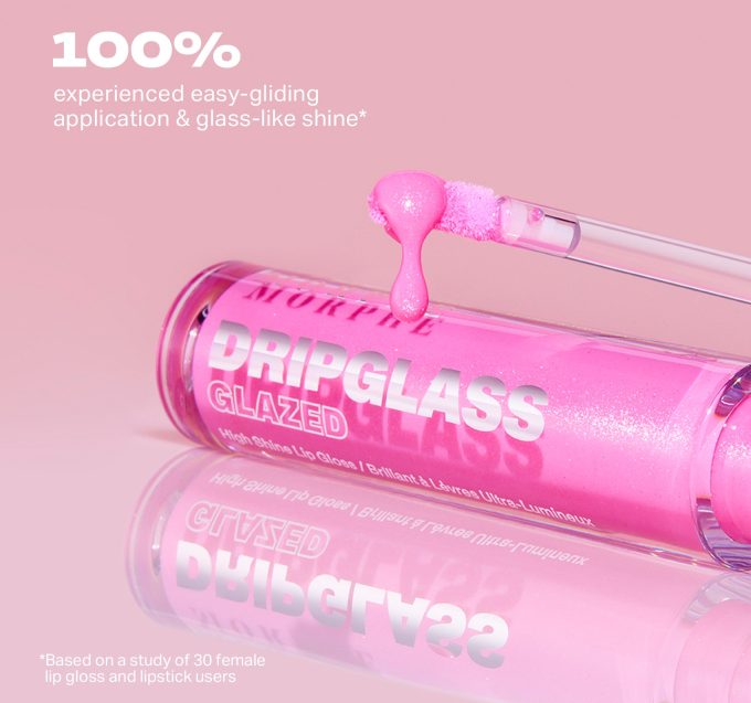 Dripglass Glazed High Shine Lip Gloss - Glint Of Pink