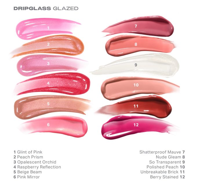 Dripglass Glazed High Shine Lip Gloss - Shatterproof Mauve