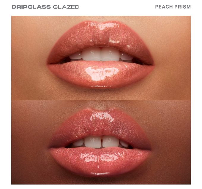 Dripglass Glazed High Shine Lip Gloss - Peach Prism