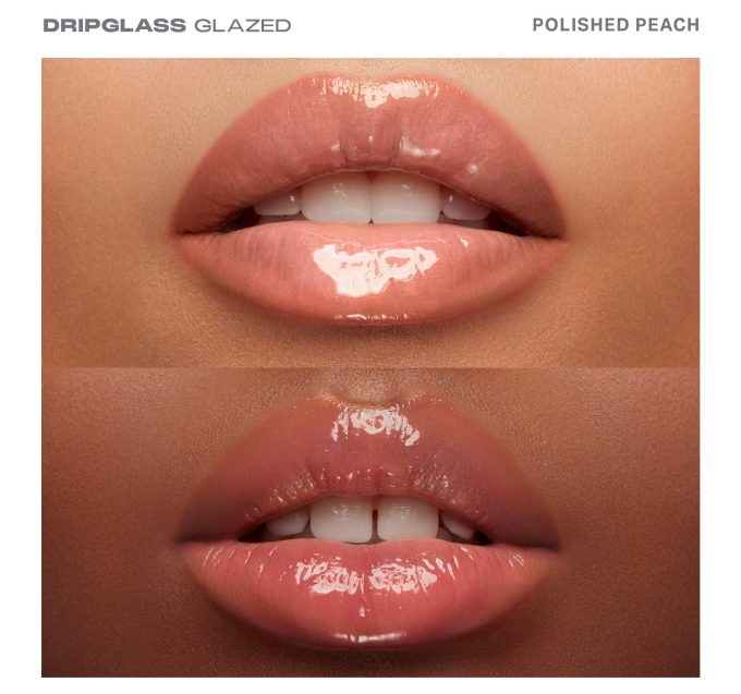 Dripglass Glazed High Shine Lip Gloss - Polished Peach