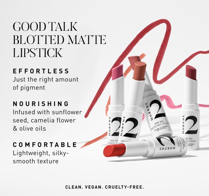 Good Talk Blotted Matte Lipstick - Flirty Pink