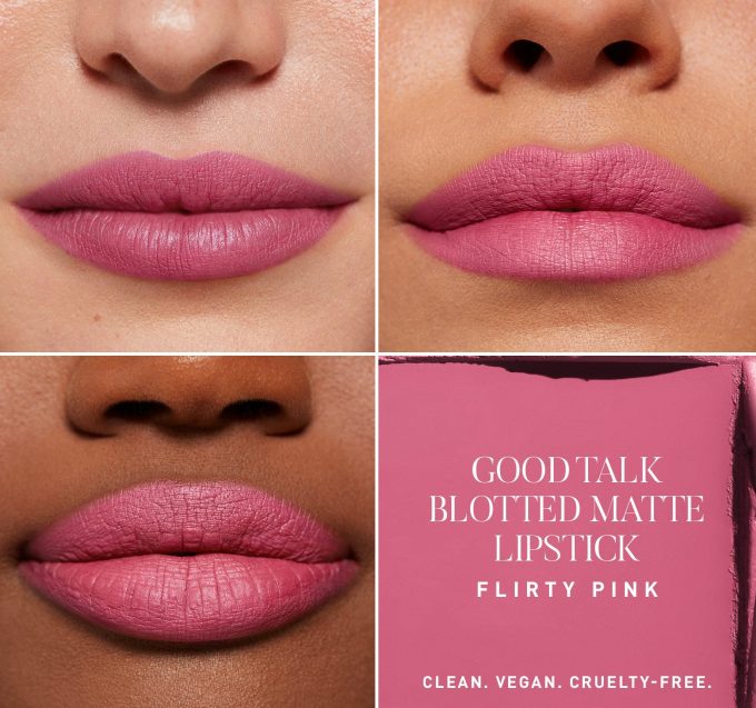 Good Talk Blotted Matte Lipstick - Flirty Pink