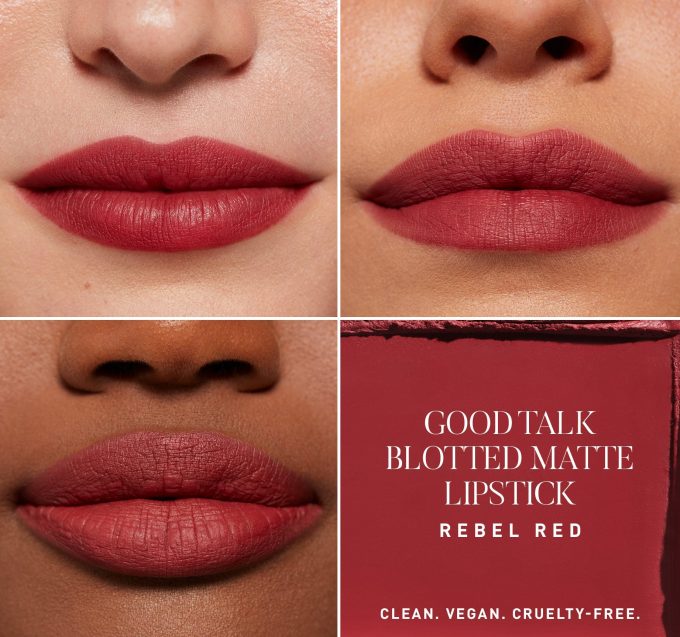 Good Talk Blotted Matte Lipstick - Rebel Red