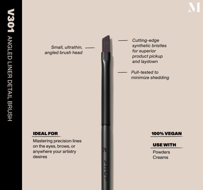 V301 Angled Liner Detail Brush