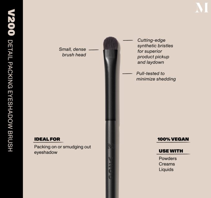 V200 Detail Packing Eyeshadow Brush