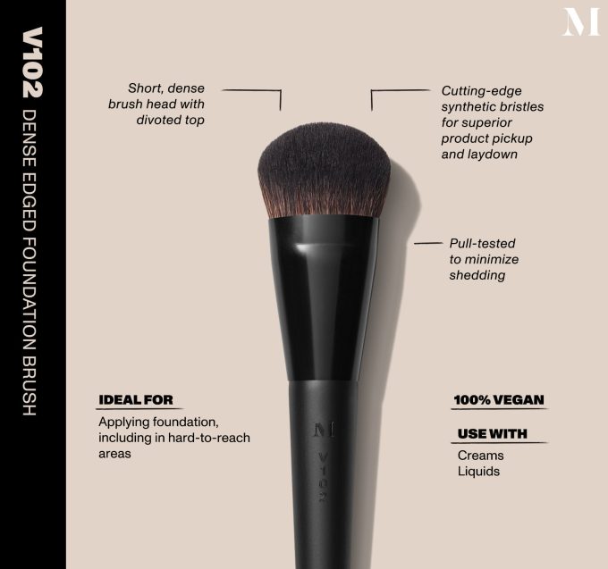 V102 Dense Edged Foundation Brush