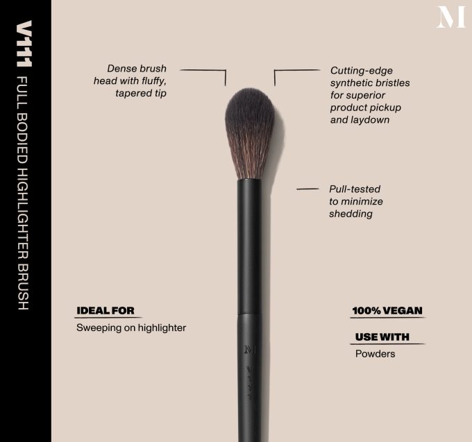 V111 Full Bodied Highlighter Brush